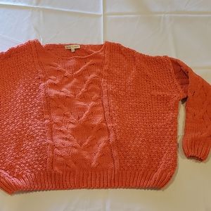 Sweater Cable Knit Orange Nordstrom